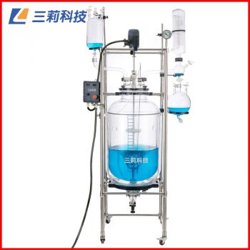 200升生產(chǎn)型防爆雙層玻璃反應(yīng)釜 EXS212-200L防爆雙層玻璃反應(yīng)釜