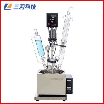 SF-3L單層玻璃反應(yīng)釜 底板式3升單層玻璃反應(yīng)釜