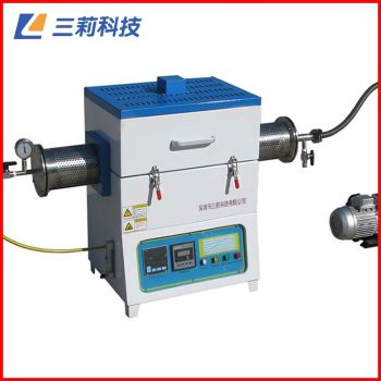 批發SK2-4-17TPA3管式電阻爐 1700℃通氣氛抽真空高溫管式爐